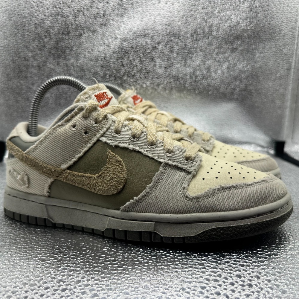 Size 7 Nike Dunk Low Coconut Milk Dark Stucco Womens Basketball Shoes FZ4341-100